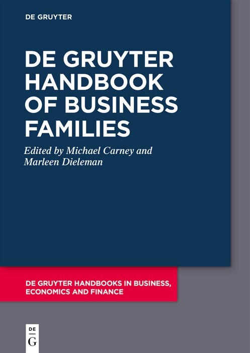 de Gruyter Handbook of Business Families (Hardcover)