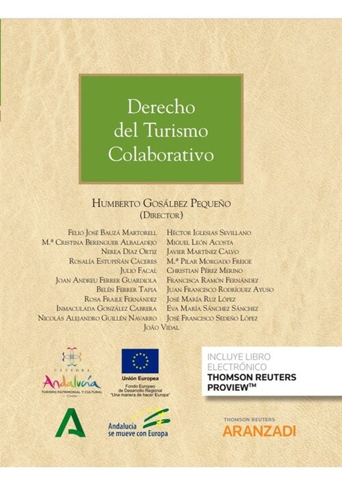 Derecho del Turismo Colaborativo (Papel e-book) (Paperback)