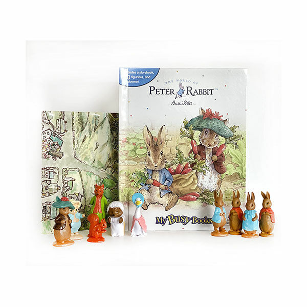 My Busy Books : The World of Beatrix Potter 피터래빗 마이 비지북 (Board Book + 피규어 10개 + 플레이매트)