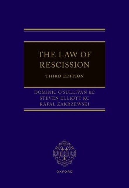 The Law of Rescission (Hardcover, 3 Revised edition)
