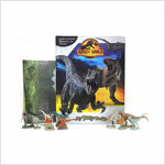 My Busy Books : Jurassic World Dominion 쥬라기 월드 마이 비지북 (Board Book + 피규어 10개 + 플레이매트)