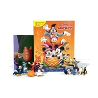 My Busy Books : Disney Mickey's Halloween 디즈니 미키마우스 마이 비지북 (Board Book + 피규어 10개 + 플레이매트)