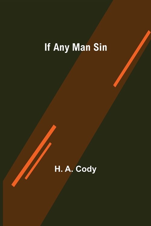 If Any Man Sin (Paperback)