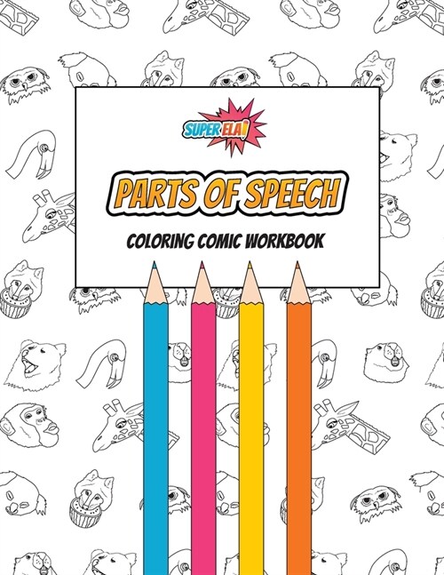 Parts of Speech Coloring Comic Workbook (Paperback)