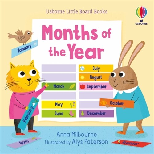 Little Board Books Months of the Year (Board Book)