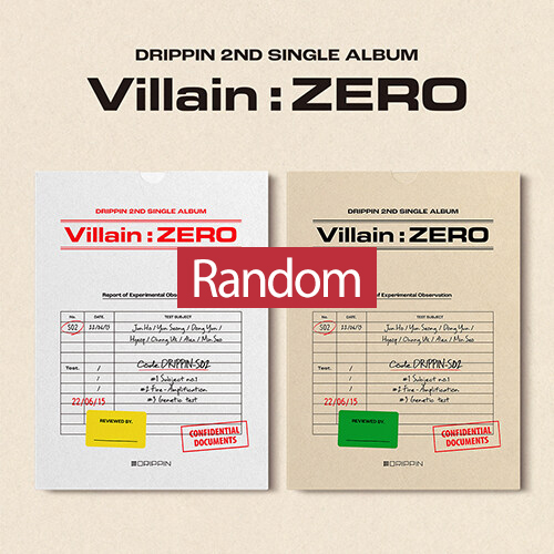 DRIPPIN (드리핀) - 싱글 2집 Villain : ZERO [버전 2종 중 랜덤 발송]