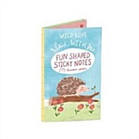 Wild Love Stick with Me Fun Shaped Sticky Notes: 175 Decorated Stickies (Paperback)