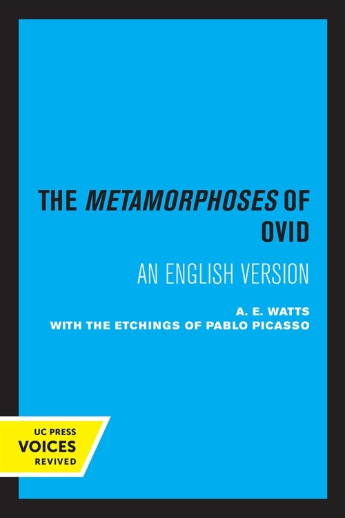 The Metamorphoses of Ovid: With the Etchings of Pablo Picasso (Paperback)