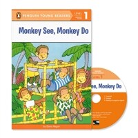 Penguin Young Readers 1-02 : Monkey See, Monkey Do (Book + CD with QR
)