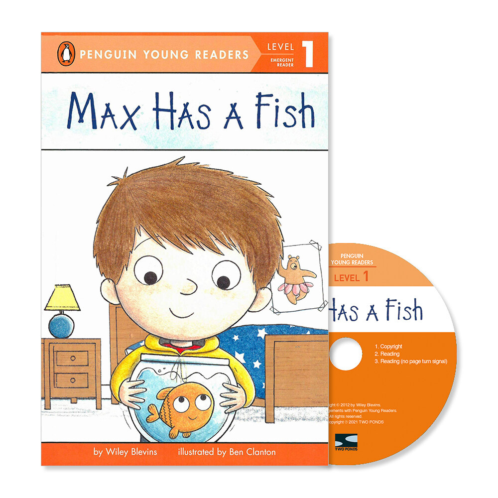 Penguin Young Readers 1-04 : Max Has a Fish (Book + CD with QR )