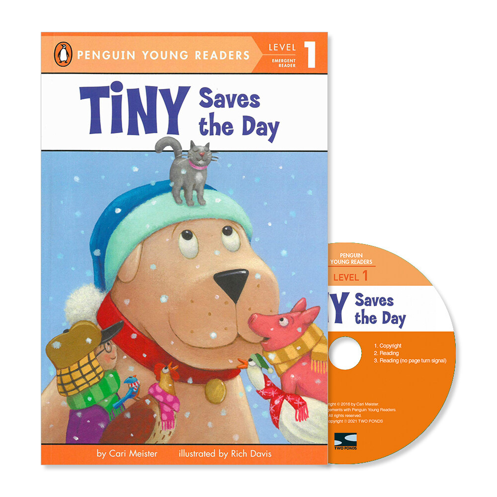 Penguin Young Readers 1-13 : Tiny Saves the Day (Book + CD with QR )