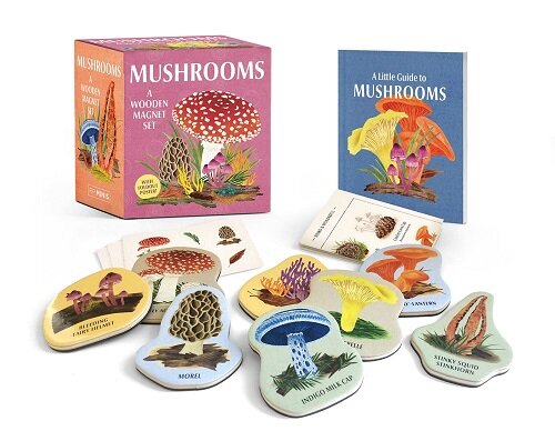Mushrooms: A Wooden Magnet Set (Paperback)