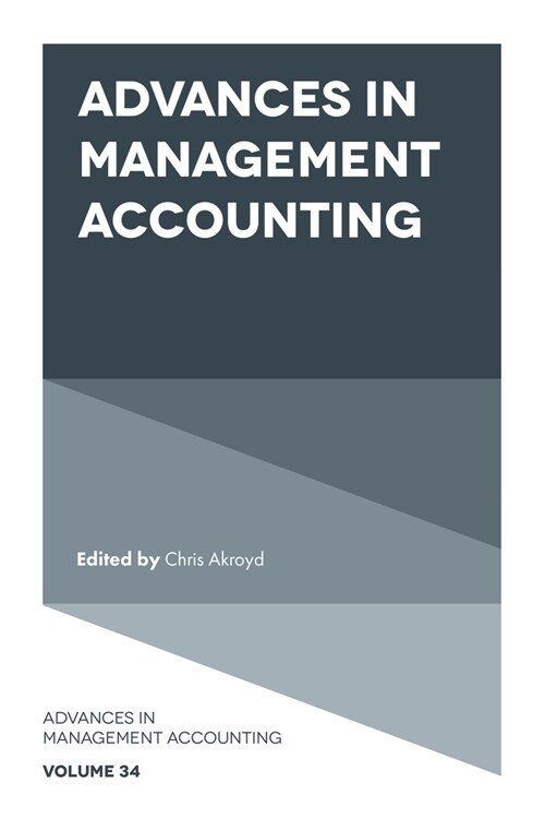 Advances in Management Accounting (Hardcover)