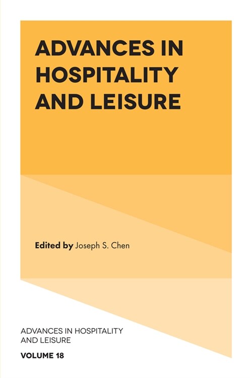 Advances in Hospitality and Leisure (Hardcover)