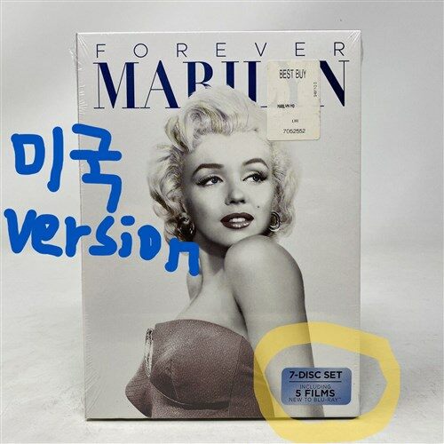 [중고] [블루레이] 포에버 마릴린 : 블루레이 컬렉션 (6disc)