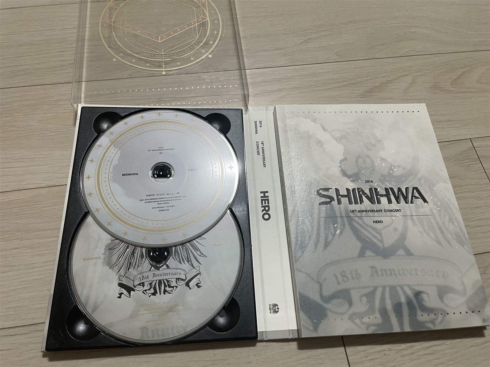 [중고] 신화 - 2016 SHINHWA 18TH ANNIVERSARY CONCERT HERO DVD [2Disc]