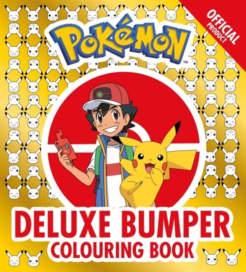 Official Pokemon Deluxe Bumper Colouring Book (Paperback)