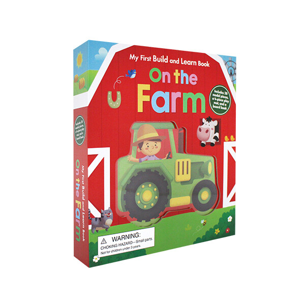 My First Build and Learn Book : On the Farm (Board Book)