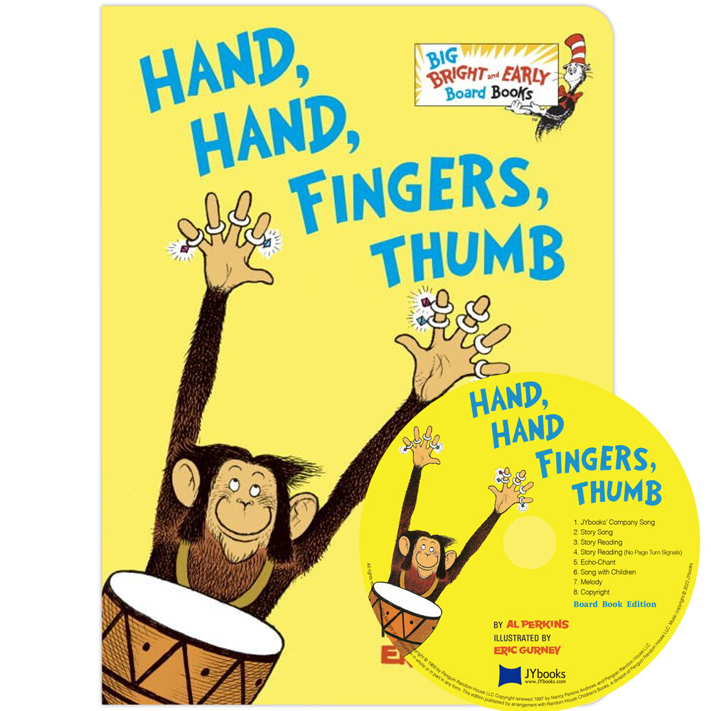 노부영 닥터수스 Dr.Seuss Hand, Hand, Fingers, Thumb (Big) (Board Book + CD)
