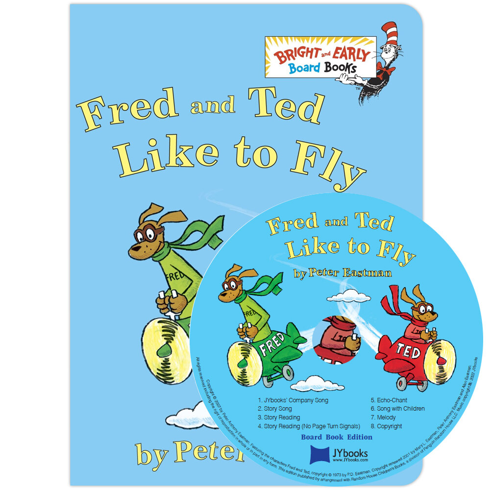 노부영 닥터수스 Dr.Seuss Fred and Ted like to Fly (Board Book + CD)