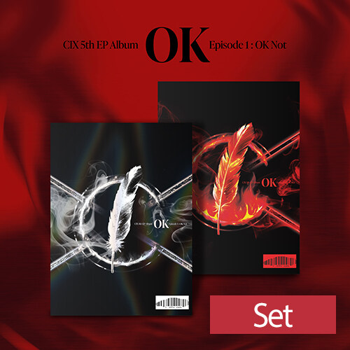 [SET] 씨아이엑스 - EP 5집 ‘OK’ Episode 1 : OK Not [Photo Book Ver.][화(火)+염(焰) Ver.]