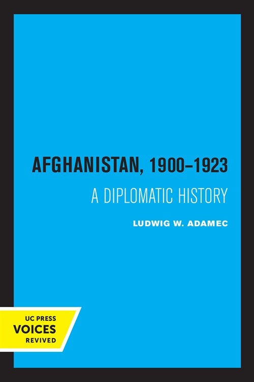 Afghanistan 1900 - 1923: A Diplomatic History (Paperback)