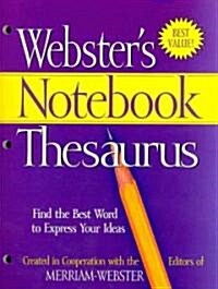 Websters Notebook Thesaurus (Paperback)