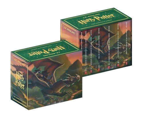 [중고] Harry Potter Paperback Boxed Set: Books #1-7 (Paperback, 미국판)
