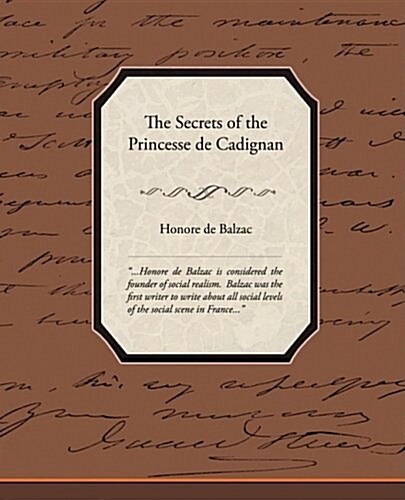 The Secrets of the Princesse De Cadignan (Paperback)