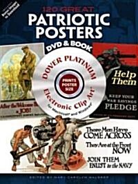 60 Great Patriotic Posters (Paperback, DVD)
