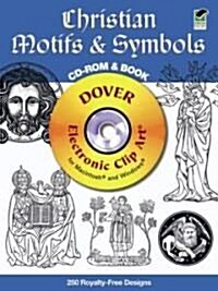 Christian Motifs and Symbols CD-ROM and Book [With CDROM] (Paperback)