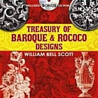 Treasury of Baroque and Rococo Designs (Paperback)