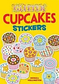 Glitter Cupcakes Stickers (Novelty)