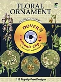 Plants & Flowers as Ornament [With CDROM] (Paperback, Green)