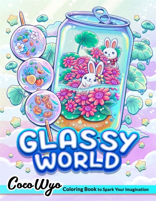 Glassy World Coloring Book (Paperback)