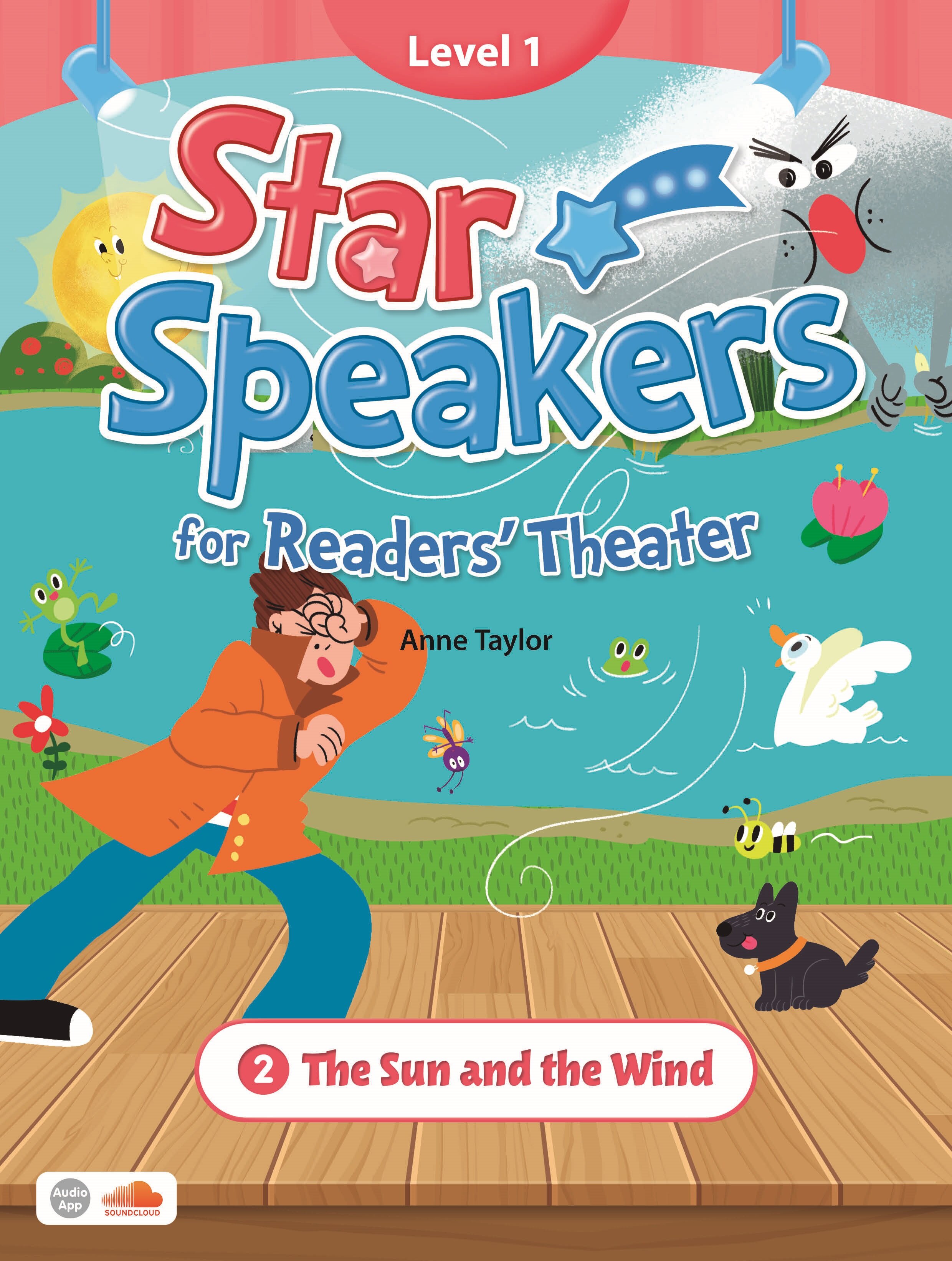 [중고] Star Speakers for Readers Theater 1-2 : The Sun and the Wind (Student Book  + Practice Book + QR Codes)