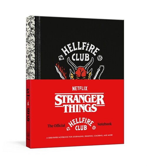Stranger Things: The Official Hellfire Club Notebook: A Grid-Paper Notebook for Journaling, Drawing, Coloring, and More (Hardcover)