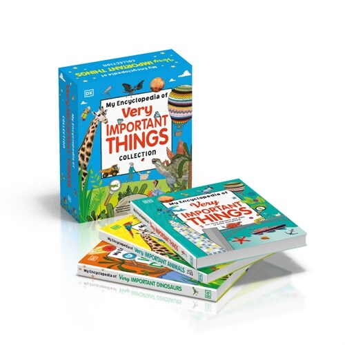 My Encyclopedia of Very Important Things Collection: 3-Book Box Set for Kids Ages 5-9, Including General Knowledge, Animals, and Dinosaurs (Hardcover)