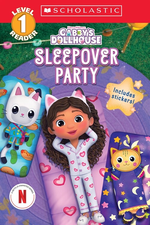 Gabbys Dollhouse: Sleepover Party (Scholastic Reader, Level 1) (Paperback)