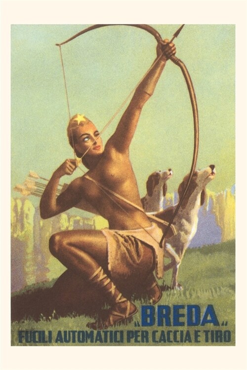Vintage Journal Amazon Woman with Bow and Arrow (Paperback)