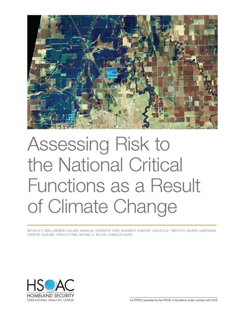 Assessing Risk to the National Critical Functions as a Result of Climate Change (Paperback)