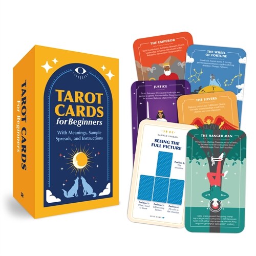 Tarot Cards for Beginners: Larger Size--With Meanings, Sample Spreads, and Instructions (Other)