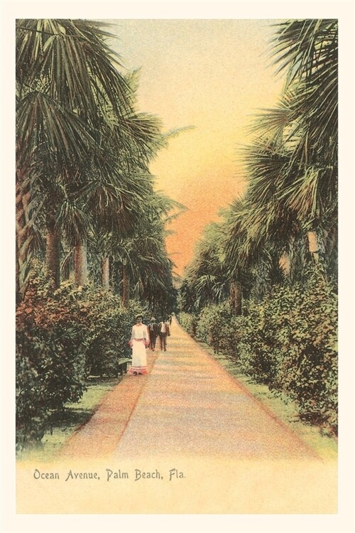 Vintage Journal Ocean Avenue, Palm Beach, Florida (Paperback)