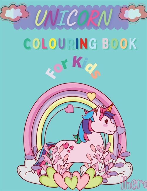 Unicorn Colouring Book for Kids: English (Paperback)