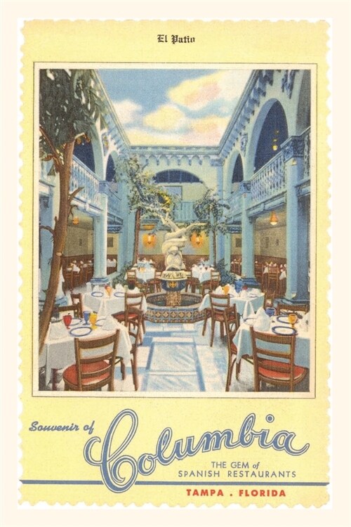 Vintage Journal Columbia Restaurant, Tampa, Florida (Paperback)
