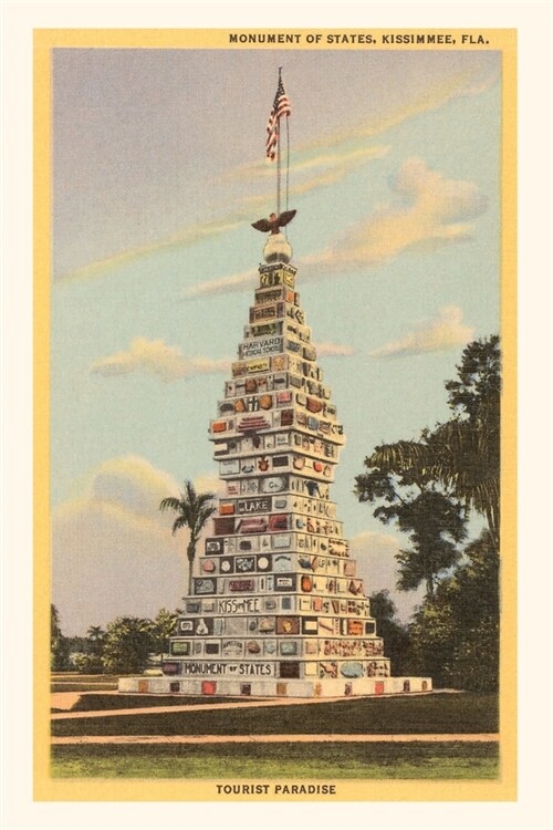 Vintage Journal Monument of States, Kissimmee, Florida (Paperback)