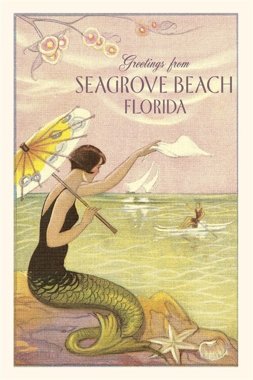 Vintage Journal Seagrove Beach, Mermaid (Paperback)