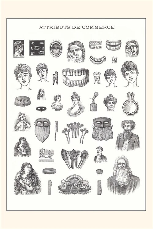 Vintage Journal Heads and Faces (Paperback)