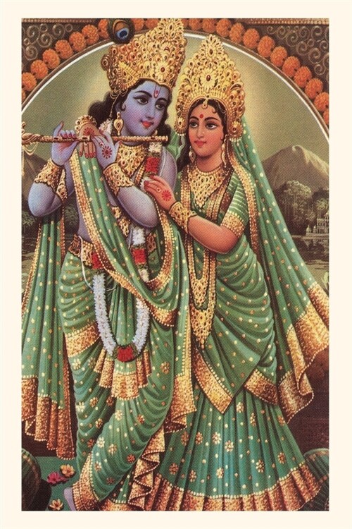 Vintage Journal Krishna and Radha (Paperback)