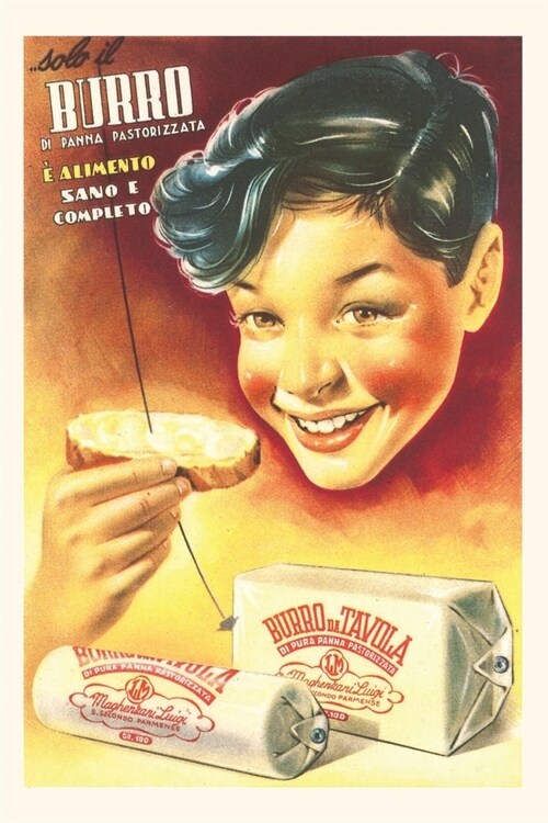Vintage Journal Italian Butter Ad (Paperback)